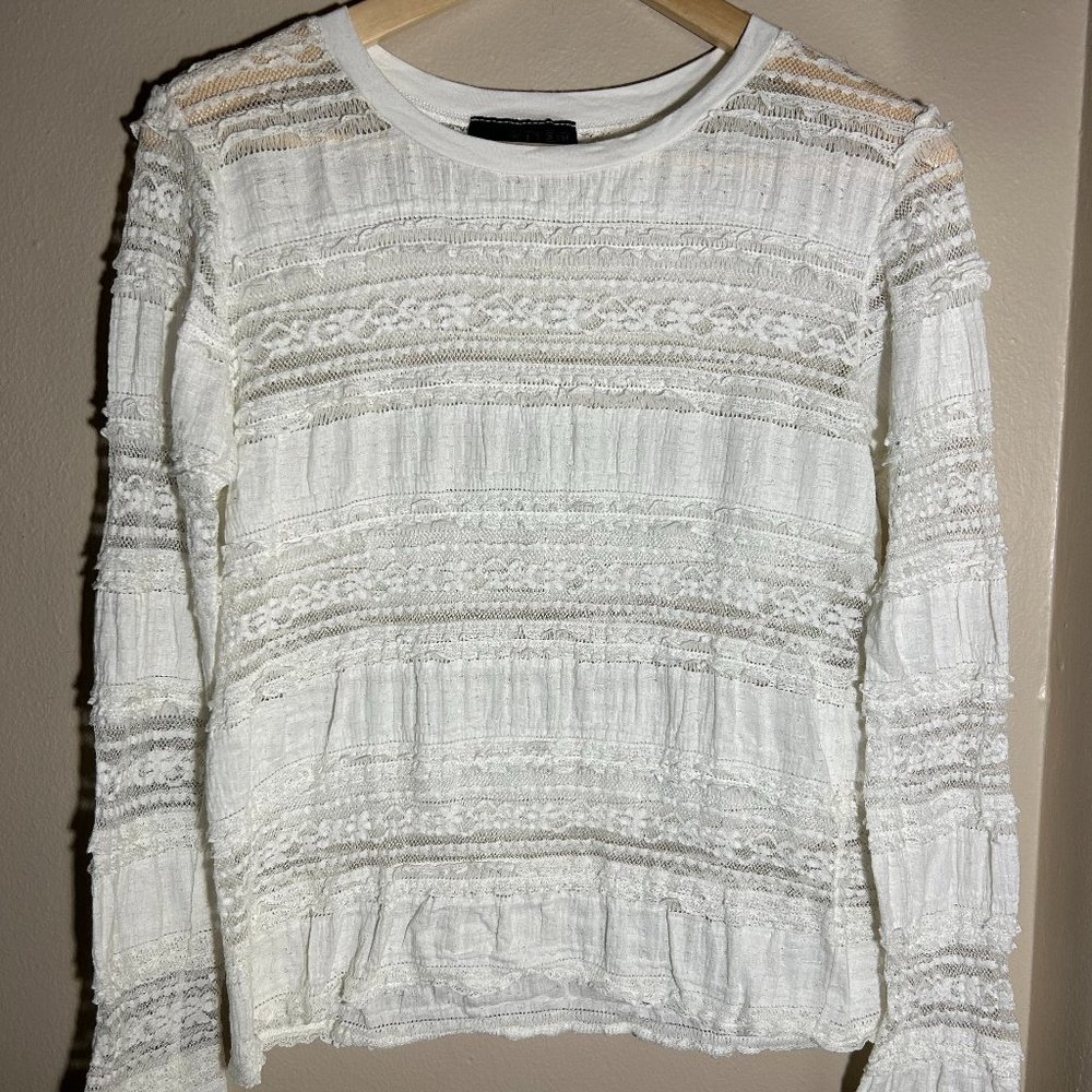 Lacy Long Sleeve Shirt